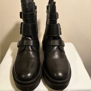 Fly London Women's Black Ankle Boots with Straps